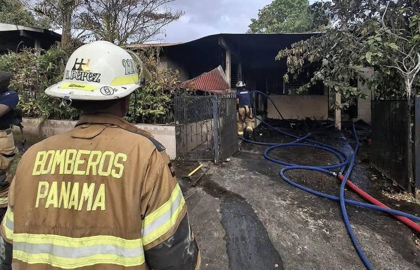 Abuelo y nieto fallecen en incendio de Betania