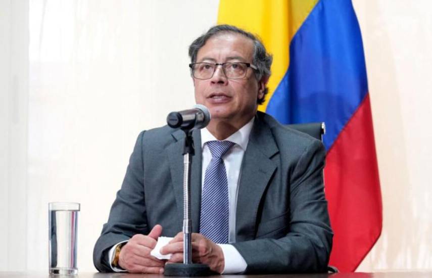 El presidente de Colombia Gustavo Petro.