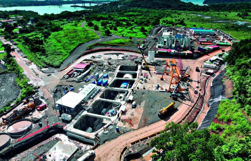 ML | Imagen panorámica del complejo industrial de Farfán, ubicado en la provincia de Panamá Oeste, donde se realizan trabajados para la construcción de la Línea 3 del Metro a Panamá Oeste.