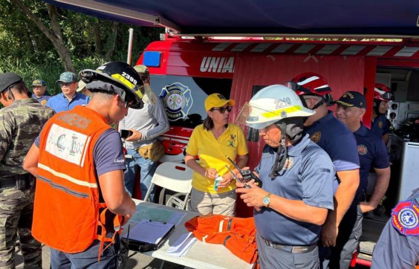 Realizan simulacro de incendio en Panamá Oeste