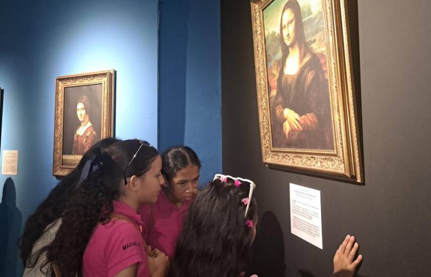 Niños vivieron la experiencia “Da Vinci, Il Genio”