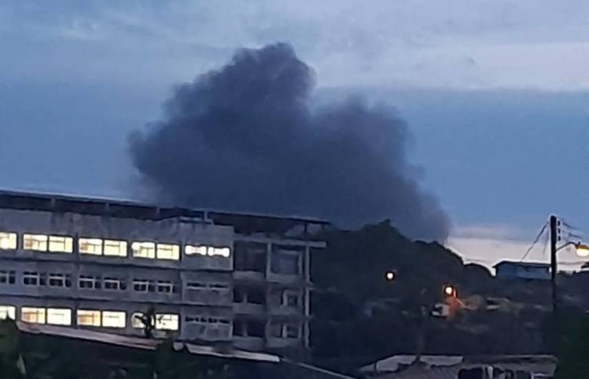 Aclaran que humo que sale cerca de Cerro Patacón es de un vertedero clandestino