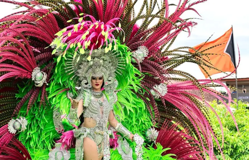 Colores, plumas y brillo en los trajes de Carnaval