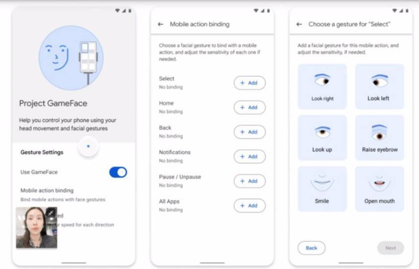 Google lanza la tecnología Project Gameface en Android, un “ratón” que permitirá controlar ‘apps’ y juegos con la cara