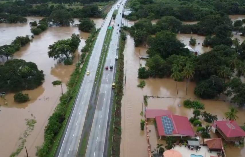 ML | Vista aérea de la inundaciones.