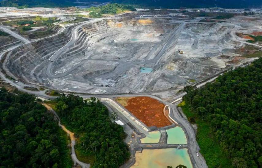 AFP | Imagen de la mina en Donoso, Panamá.