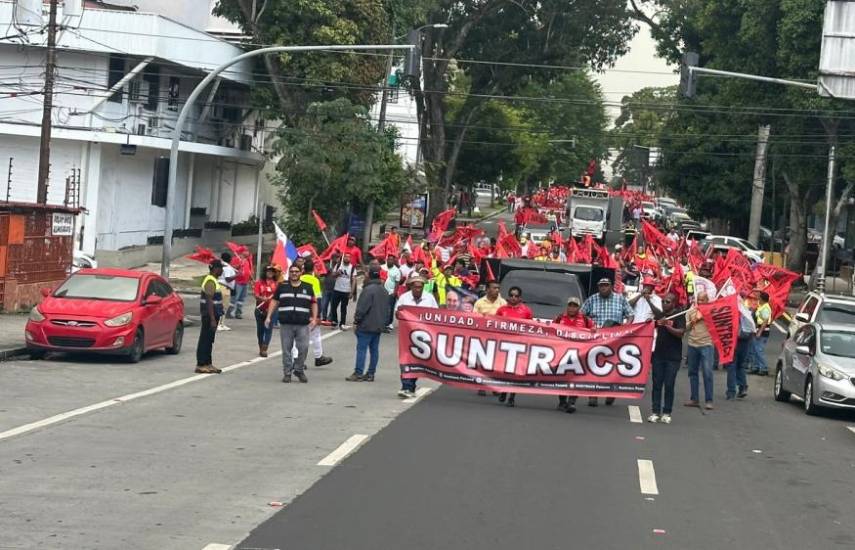 Trabajadores marchan hoy hacia la Asamblea en rechazo al proyecto de reformas a la CSS.