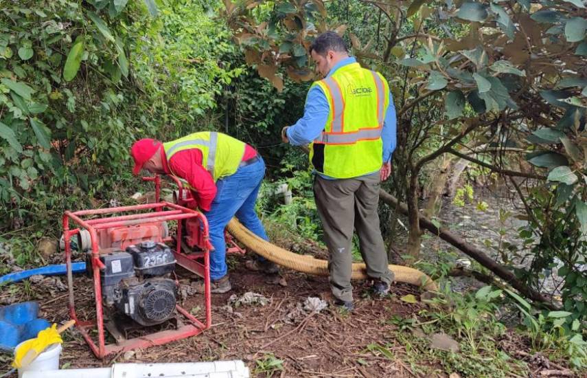 Se inicia plan de mitigación por colapso de la planta de tratamiento de aguas residuales en Dolega