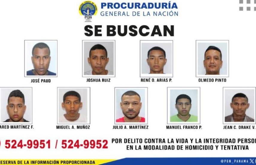 Ministerio Público publica lista de nueve más buscados por homicidio