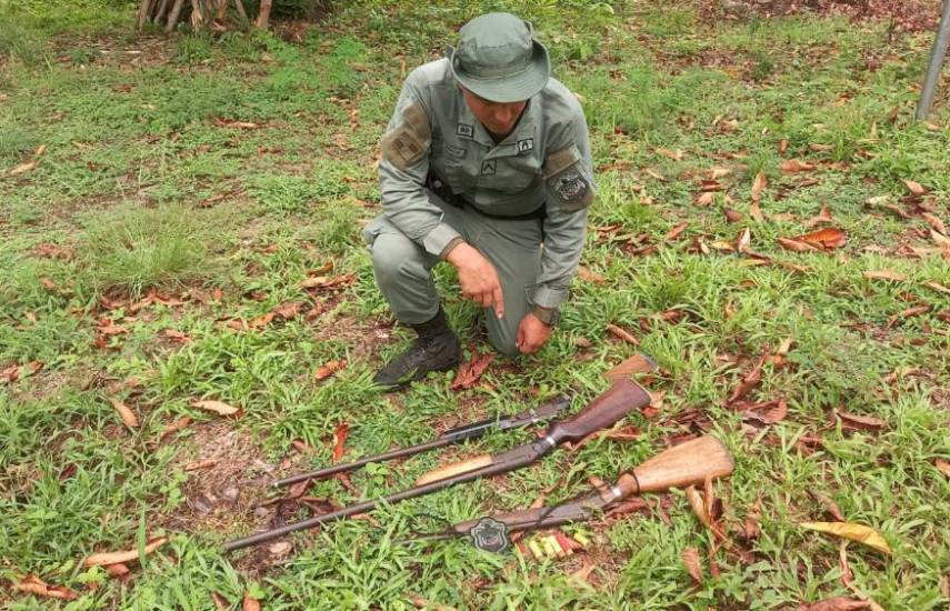 Policía Nacional ha decomisado 876 armas en lo que va de 2024