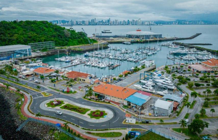 Autoridad de Turismo | Vista aérea de la marina de la Calzada de Amador, en la ciudad de Panamá.