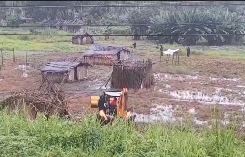 Desalojan a invasores de tierras en Bocas del Toro