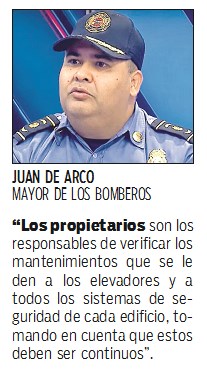Juan De Arco, Mayor de los Bomberos